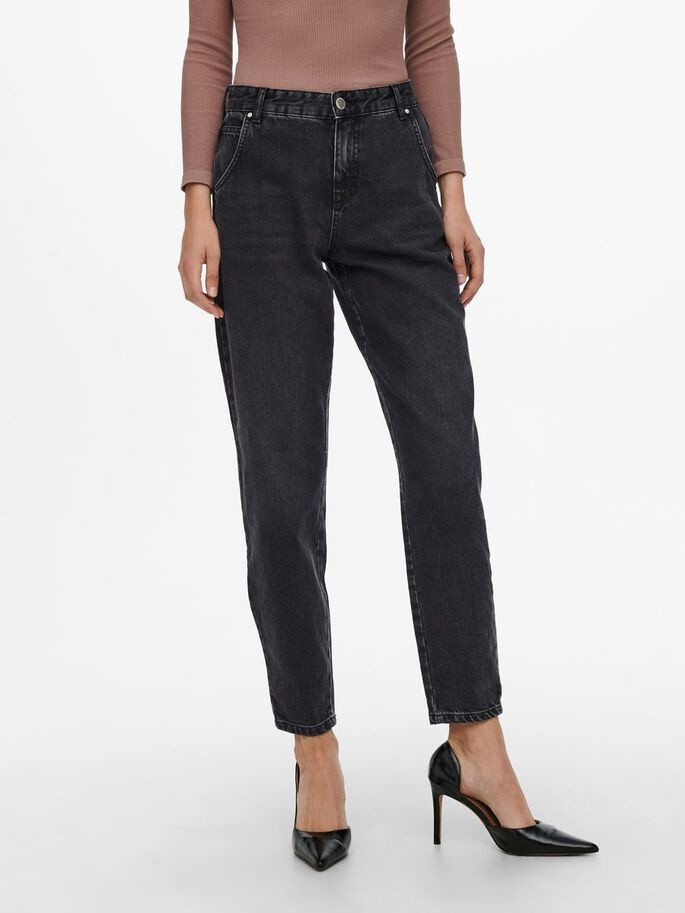 Джинси ONLTROY LIFE HW CARROT ANK DOT610 NOOS 15236962-Black Denim ONLY L Чорний 15236962-Black Denim