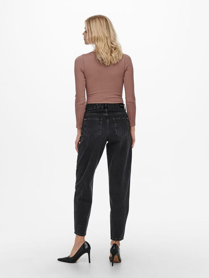 Джинси ONLTROY LIFE HW CARROT ANK DOT610 NOOS 15236962-Black Denim ONLY L Чорний 15236962-Black Denim