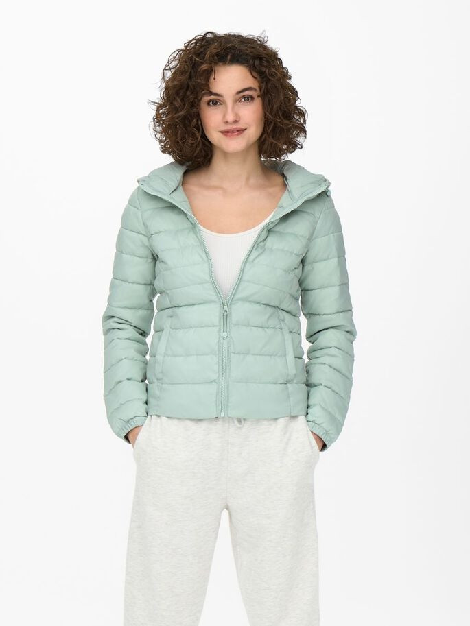 Куртка ONLTAHOE HOOD JACKET OTW NOOS 15156569-Harbor Gray ONLY S Блакитний 15156569-Harbor Gray