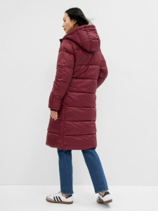 Пальто MAXI LOGO PUFFER SHINE COAT 724312-00 GAP L Бордовий 724312-00