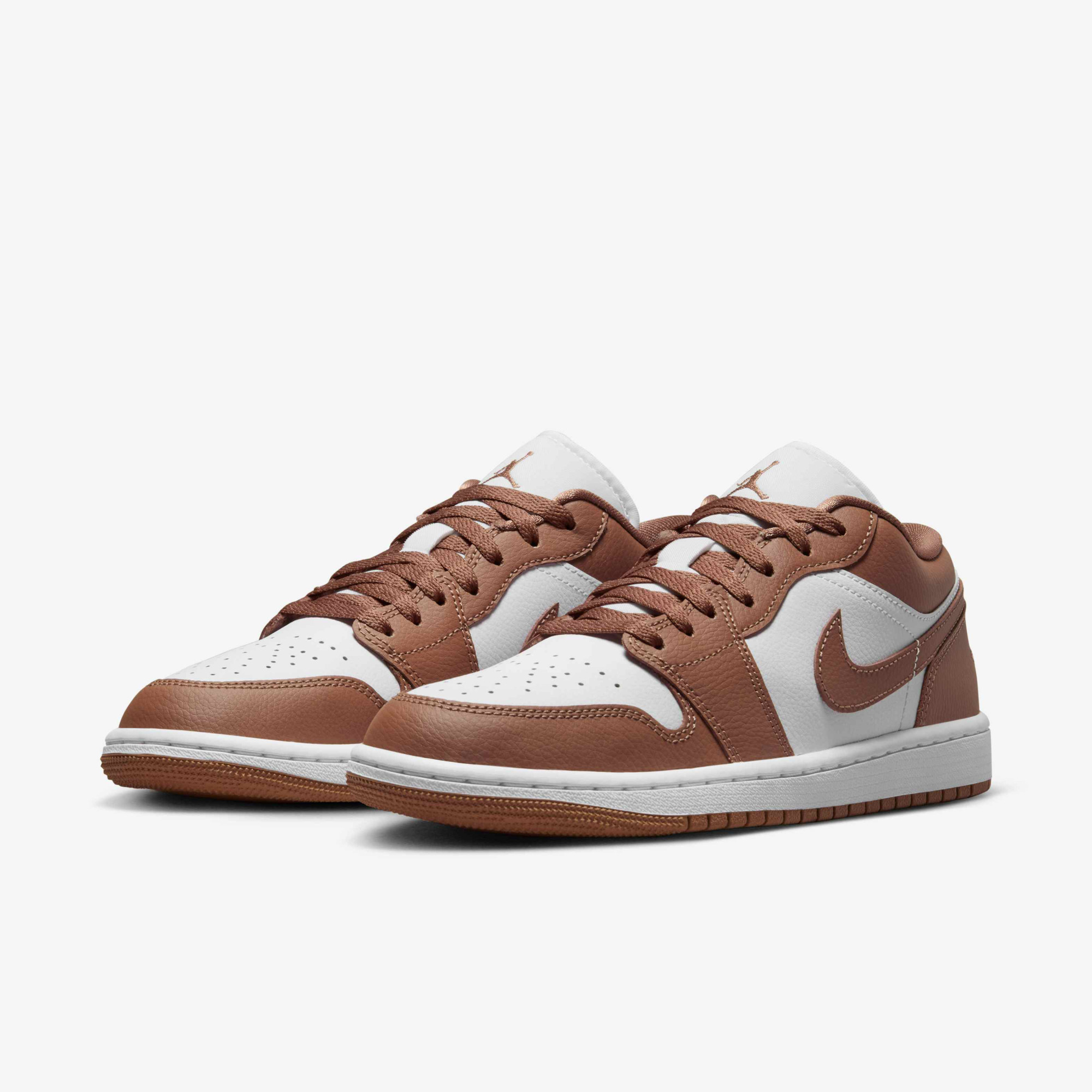 Кросівки W Air Jordan 1 Low Brown/White DC0774-202