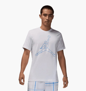 Футболка чоловіча Air Jordan Flt Essential Hldy Jm Crew White FZ1977-100