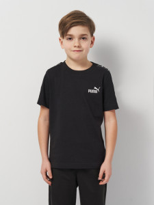 Футболка підліткова ESS TAPE Tee 68578001 Puma 128 Чорний 68578001