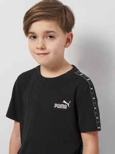 Футболка підліткова ESS TAPE Tee 68578001 Puma 128 Чорний 68578001