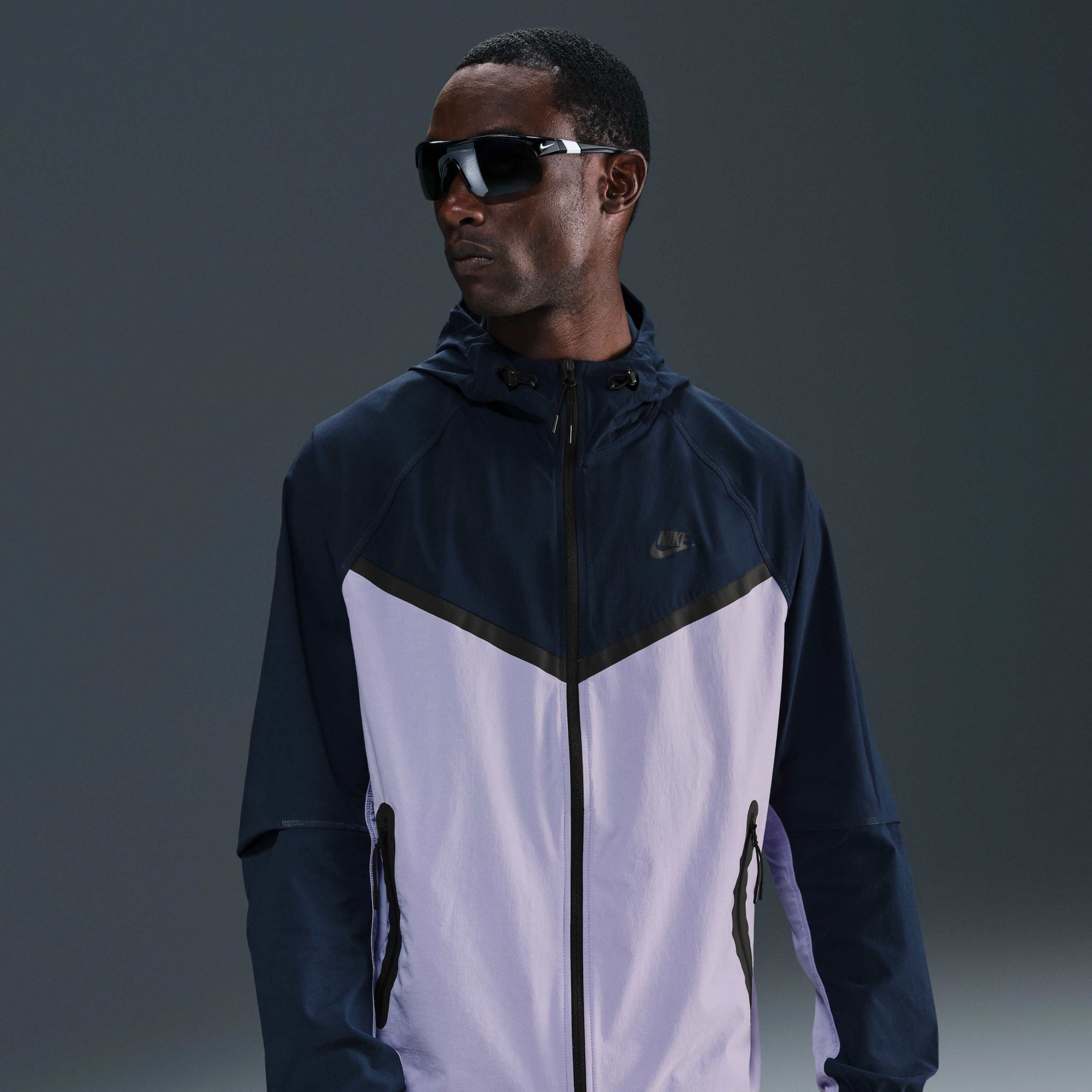 Вітровка чоловіча Nike Sw Tech Blue/Violet HM7151-515