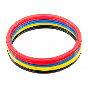 Кільця спортивні 12 шт (3 Червоні+3 Жовті+ 3 Сині+3 Чорні) AVK3-610-739-463-001