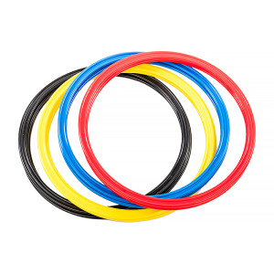 Кільця спортивні 12 шт (3 Червоні+3 Жовті+ 3 Сині+3 Чорні) AVK3-610-739-463-001