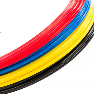 Кільця спортивні 12 шт (3 Червоні+3 Жовті+ 3 Сині+3 Чорні) AVK3-610-739-463-001