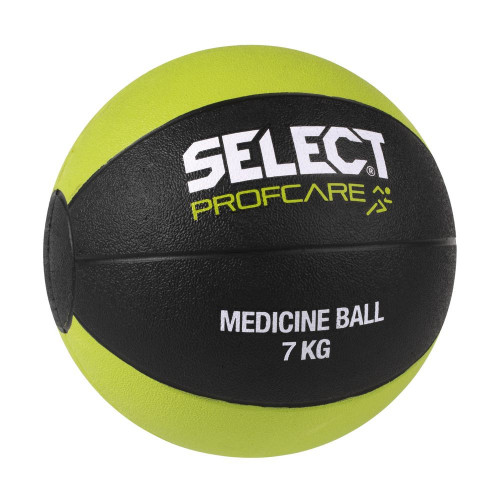 М'яч медичний SELECT Medicine ball (011) чорн/салатовий, 7кг 260200