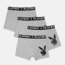 Труси-боксери Набір з 4 Playboy ANNYA PLAYBOY BOXERSHORT сірий Чол L ANNYA-44