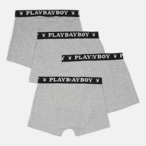 Труси-боксери Набір з 4 Playboy ANNYA PLAYBOY BOXERSHORT сірий Чол L ANNYA-44