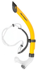 Трубка дихальна для снорклінгу Aqua Speed COMET 4818 жовтий Уні OSFM 281-18