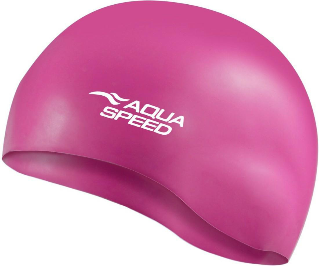 Шапочка для плавання Aqua Speed MONO 6203 темно-рожевий Уні OSFM 111-29