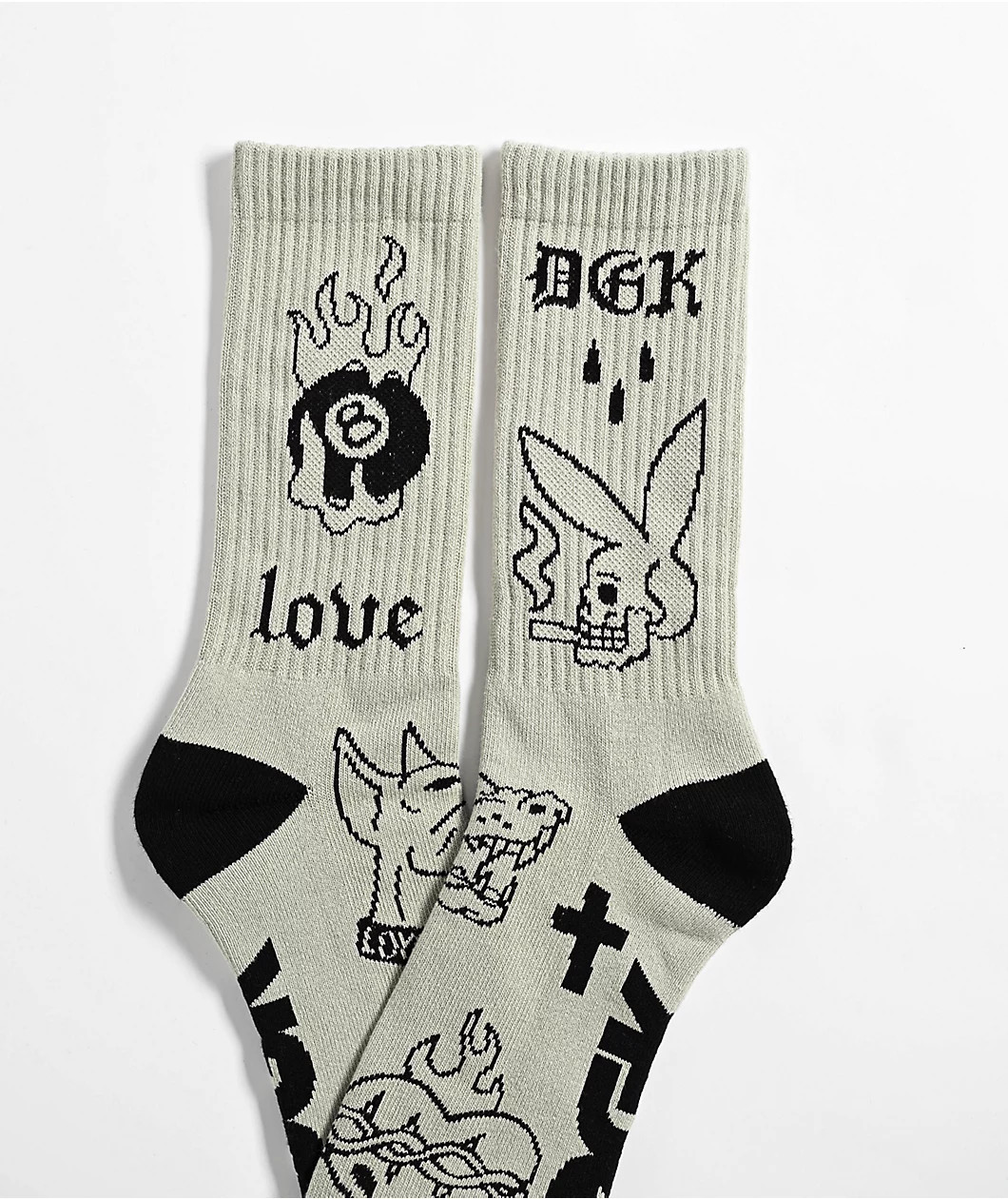 Шкарпетки DGK FLASH CREW SOCKS ask-1224