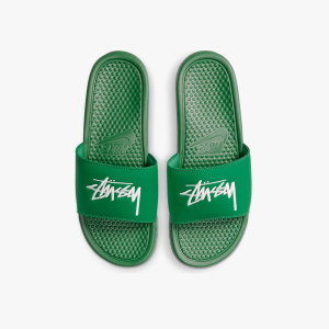 Шльопанці Nike X Stussy Benassi Slides Green DC5239-300