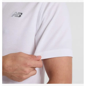 Футболка поло чоловіче New Balance Cotton Pique White MT51519WT L MT51519WT