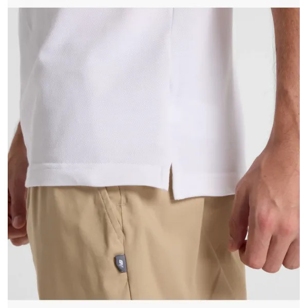 Футболка поло чоловіче New Balance Cotton Pique White MT51519WT L MT51519WT