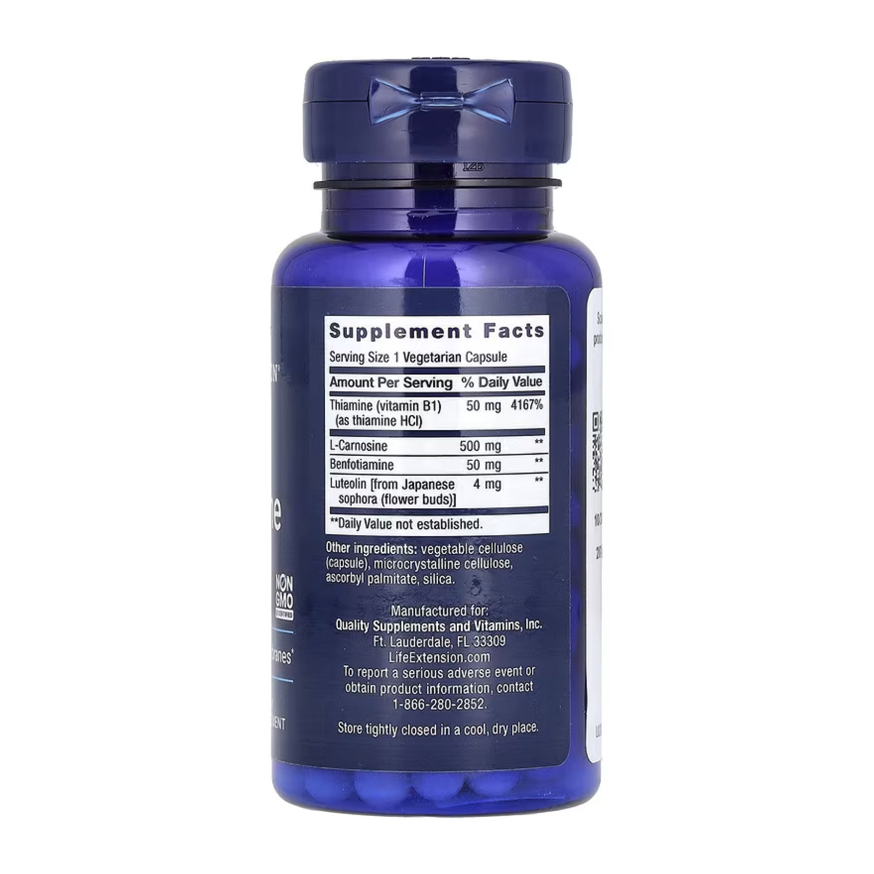 Капсули Life Extension Super Carnosine 500 mg - 60 vcaps 2023-10-5212