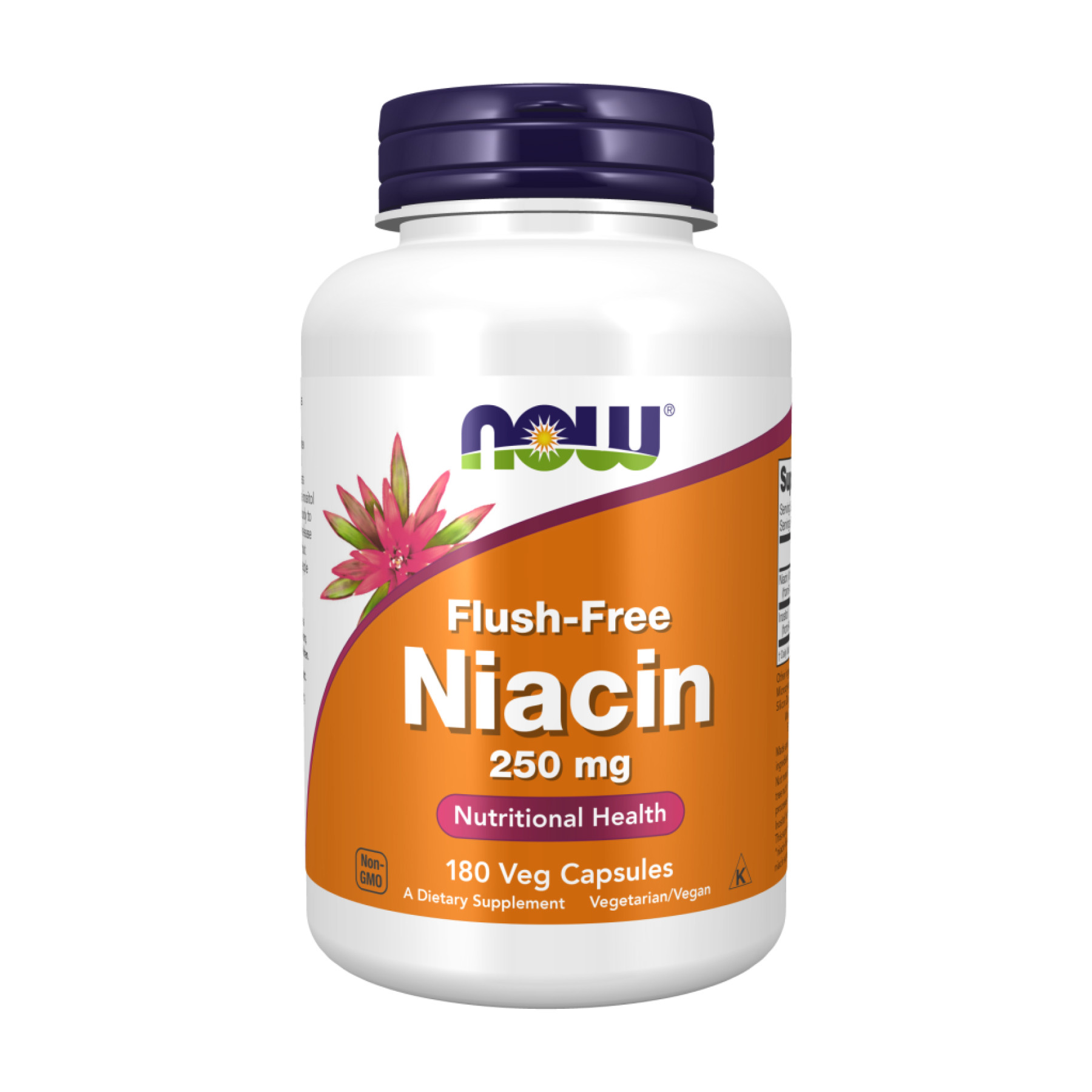 Капсули Now Foods Flush-Free Niacin 250mg - 180 vcaps 2023-10-4537