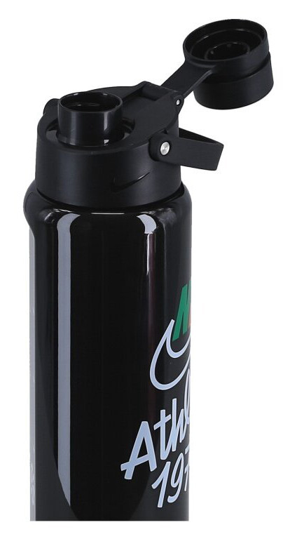 Пляшка Nike TR RENEW RECHARGE CHUG BOTTLE 16OZ чорний, білий Уні 473 мл N.100.7634.088.16