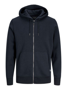 Толстовка JJESOFT BASIC SWEAT ZIP HOOD NOOS 12191895-Navy Blazer-Fit:REG FIT Jack&Jones L Темно-сині 12191895-NAVY BLAZER-FIT: