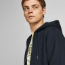 Толстовка JJESOFT BASIC SWEAT ZIP HOOD NOOS 12191895-Navy Blazer-Fit:REG FIT Jack&Jones L Темно-сині 12191895-NAVY BLAZER-FIT: