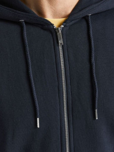 Толстовка JJESOFT BASIC SWEAT ZIP HOOD NOOS 12191895-Navy Blazer-Fit:REG FIT Jack&Jones L Темно-сині 12191895-NAVY BLAZER-FIT: