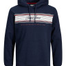 Толстовка JJLEO SWEAT HOOD 12200768-Navy Blazer Jack&Jones L Темно-синій 12200768-NAVY BLAZER