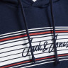 Толстовка JJLEO SWEAT HOOD 12200768-Navy Blazer Jack&Jones L Темно-синій 12200768-NAVY BLAZER