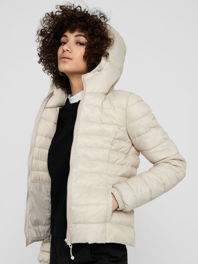 Куртка ONLTAHOE HOOD JACKET OTW NOOS 15156569-Pumice Stone ONLY XS Бежевий 15156569-Pumice Stone