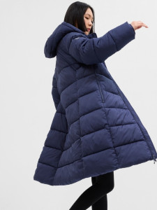 Пальто MAXI LOGO PUFFER SHINE COAT 724329-00 GAP L Темно-синій 724329-00