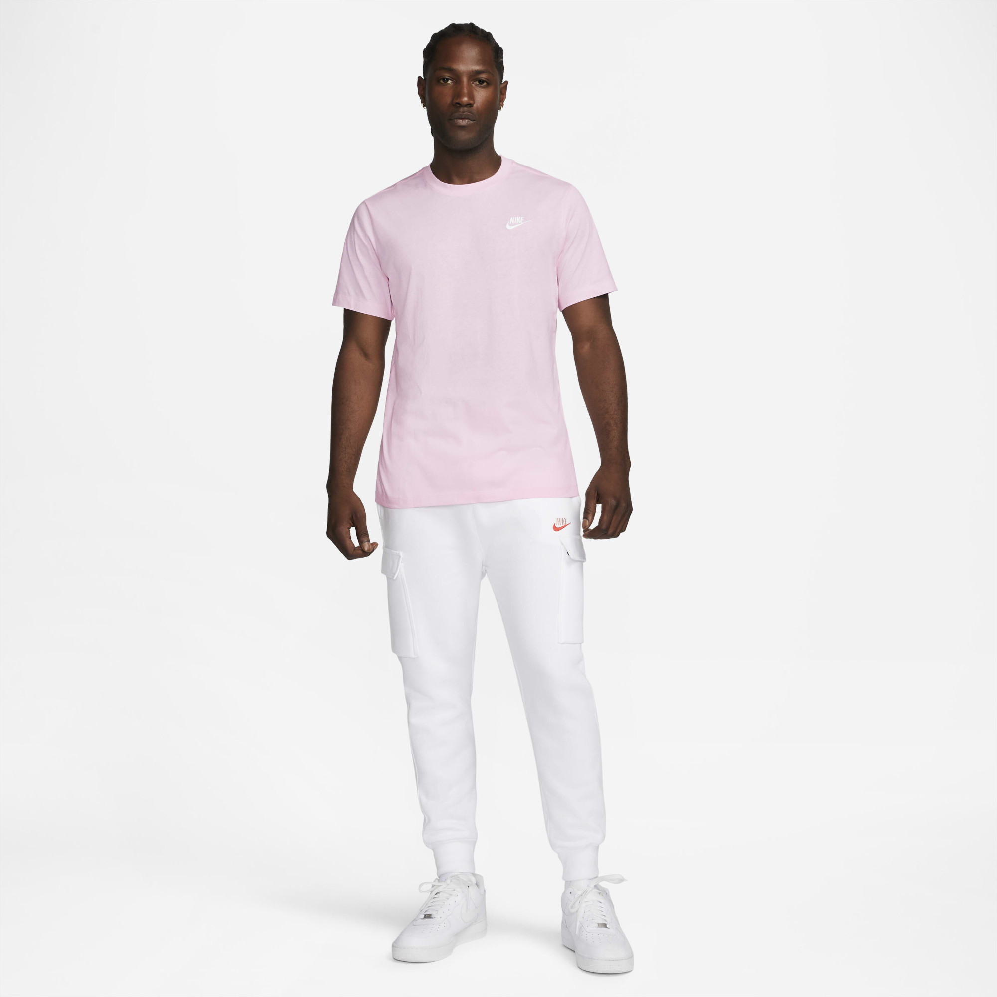 Футболка чоловіча Nike T-Shirt Sportswear Club Pink AR4997-665