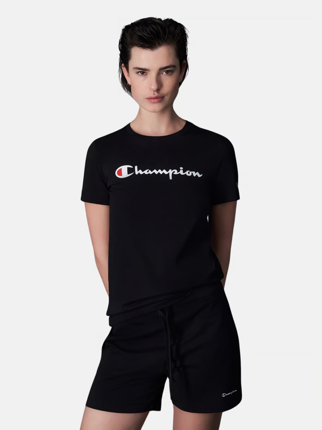 Футболка crewneck t-shirt 117366-KK001 Champion S Чорний 117366-KK001