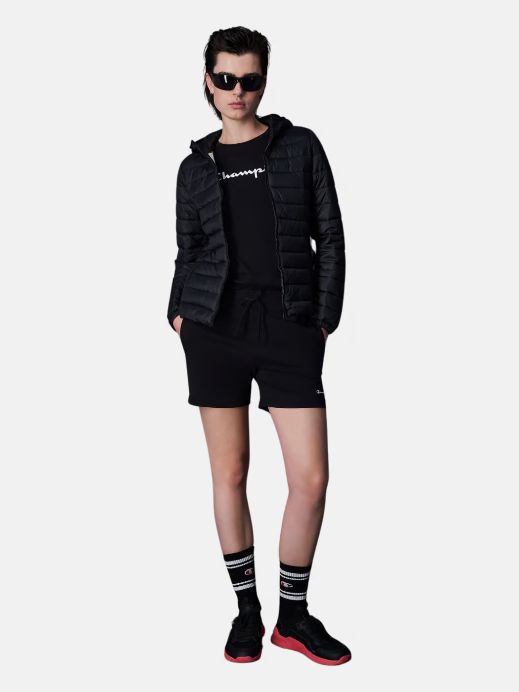 Футболка crewneck t-shirt 117366-KK001 Champion S Чорний 117366-KK001