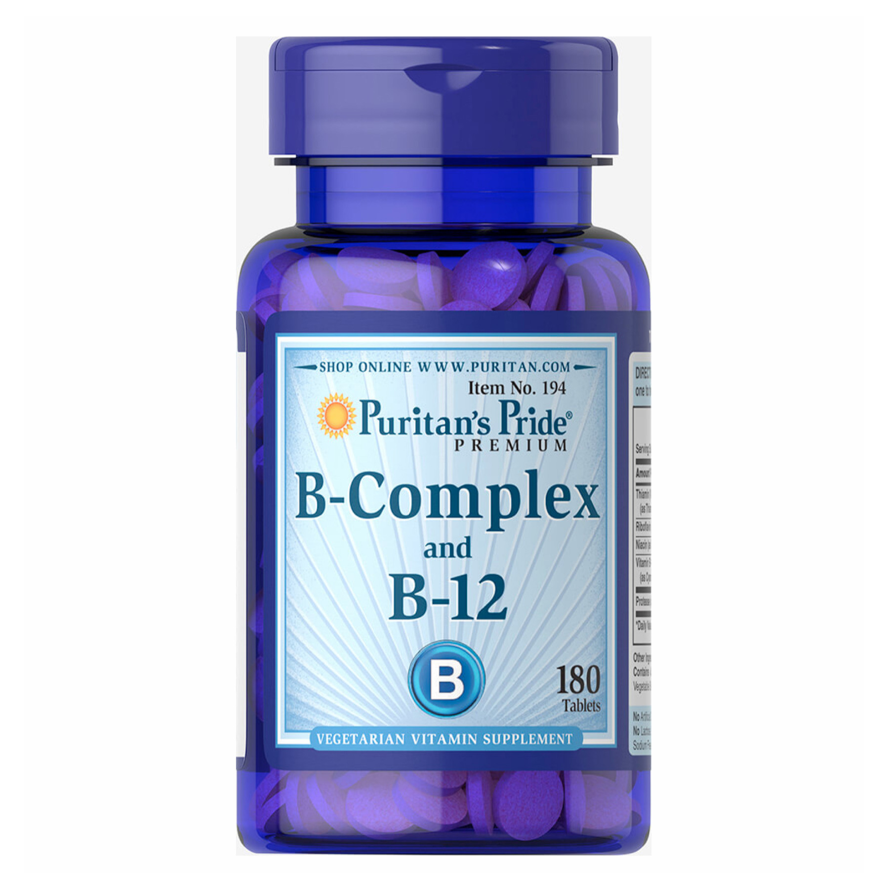 Таблетки B-Complex B-12 - 180 tabs 100-71-3876908-20