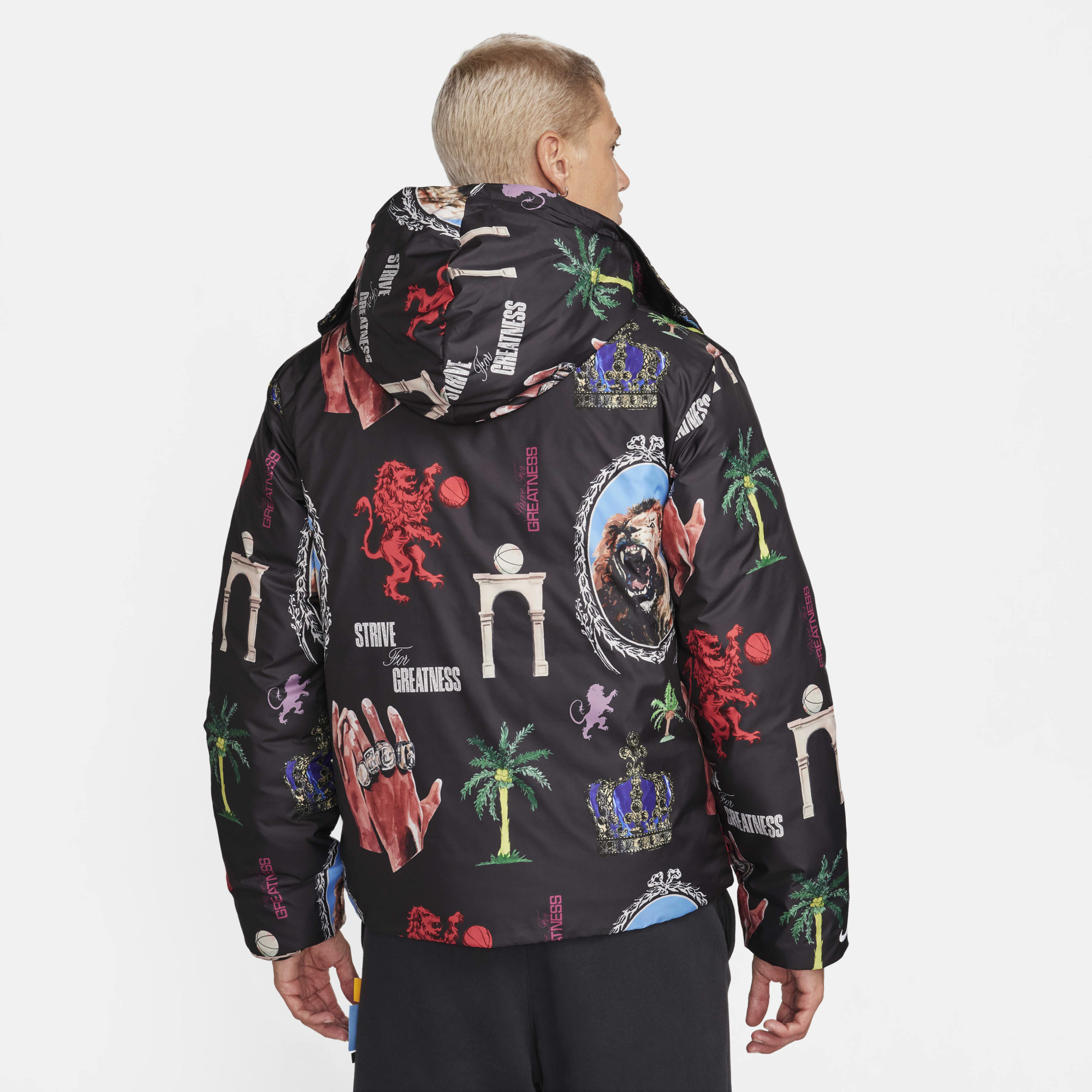 Куртка чоловіча Nike Lebron Therma-Fit Down Jacket Black FB6974-010