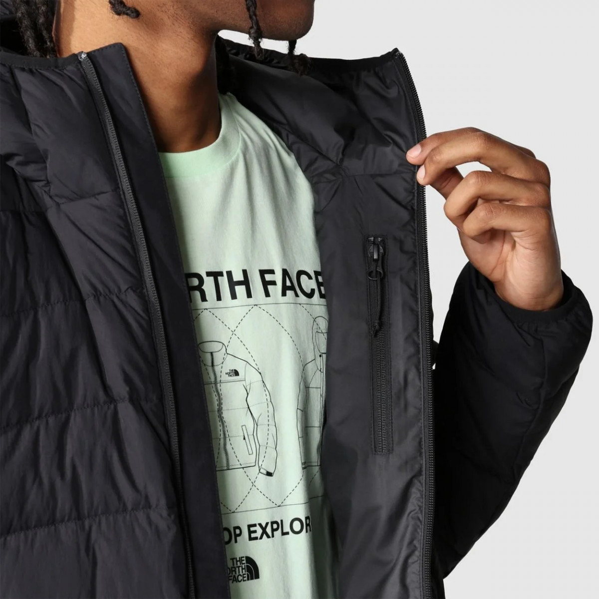 Куртка Lapaz Hooded Jacket 0A7WZWJK31 THE NORTH FACE M Чорний 0A7WZWJK31