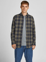 Сорочка JORBLASTER CHECK TWILL SHIRT LS 12195943-Martini Olive-Checks:/SLIM FIT Jack&Jones M Зелений 12195943-Martini Olive-Ch