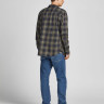 Сорочка JORBLASTER CHECK TWILL SHIRT LS 12195943-Martini Olive-Checks:/SLIM FIT Jack&Jones M Зелений 12195943-MARTINI OLIVE-CH