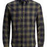 Сорочка JORBLASTER CHECK TWILL SHIRT LS 12195943-Martini Olive-Checks:/SLIM FIT Jack&Jones M Зелений 12195943-MARTINI OLIVE-CH