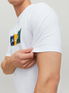 Футболка JORCODYY TEE SS CREW NECK SN 12228542-Bright White Jack&Jones L Білий 12228542-BRIGHT WHITE