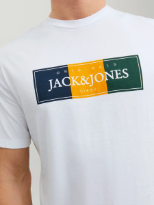 Футболка JORCODYY TEE SS CREW NECK SN 12228542-Bright White Jack&Jones L Білий 12228542-BRIGHT WHITE