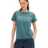 Футболка Women's Summer Blouse Short Sleeve 1041288-10697 Tom Tailor L Зелений 1041288-10697