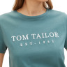 Футболка Women's Summer Blouse Short Sleeve 1041288-10697 Tom Tailor L Зелений 1041288-10697