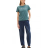 Футболка Women's Summer Blouse Short Sleeve 1041288-10697 Tom Tailor L Зелений 1041288-10697
