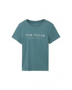 Футболка Women's Summer Blouse Short Sleeve 1041288-10697 Tom Tailor L Зелений 1041288-10697