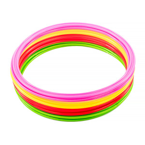 Кільця спортивні 12 шт (3 Червоні+3 Жовті+3 Рожеві+3 Зелені) AVK3-610-739-600-302