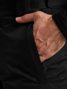 Штани утеплені гірськолижні 117314GSD-99 Glissade 46 Чорний 117314GSD-99