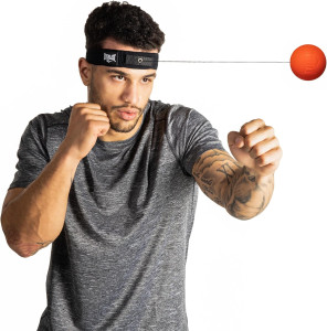 Тренажер для боксу Everlast POWERLOCK REFLEX BALL червоний Уні OSFM P00002715