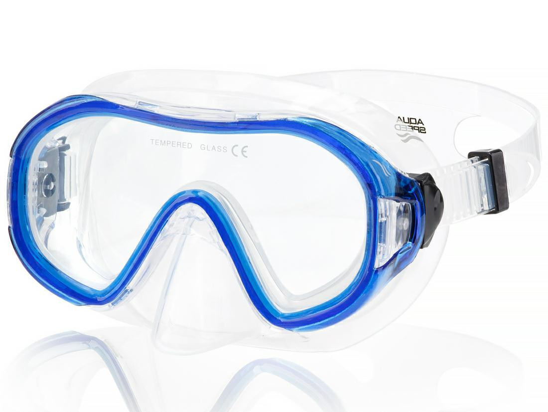 Маска для плавання Aqua Speed JUNIOR 223-11 синій, прозорий Діт OSFM 223-11